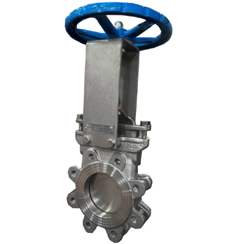 Clip type knife gate valve