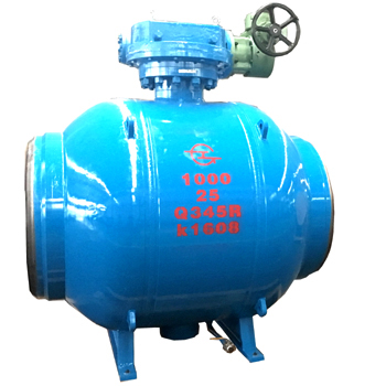 All welded heat supply network ball valve